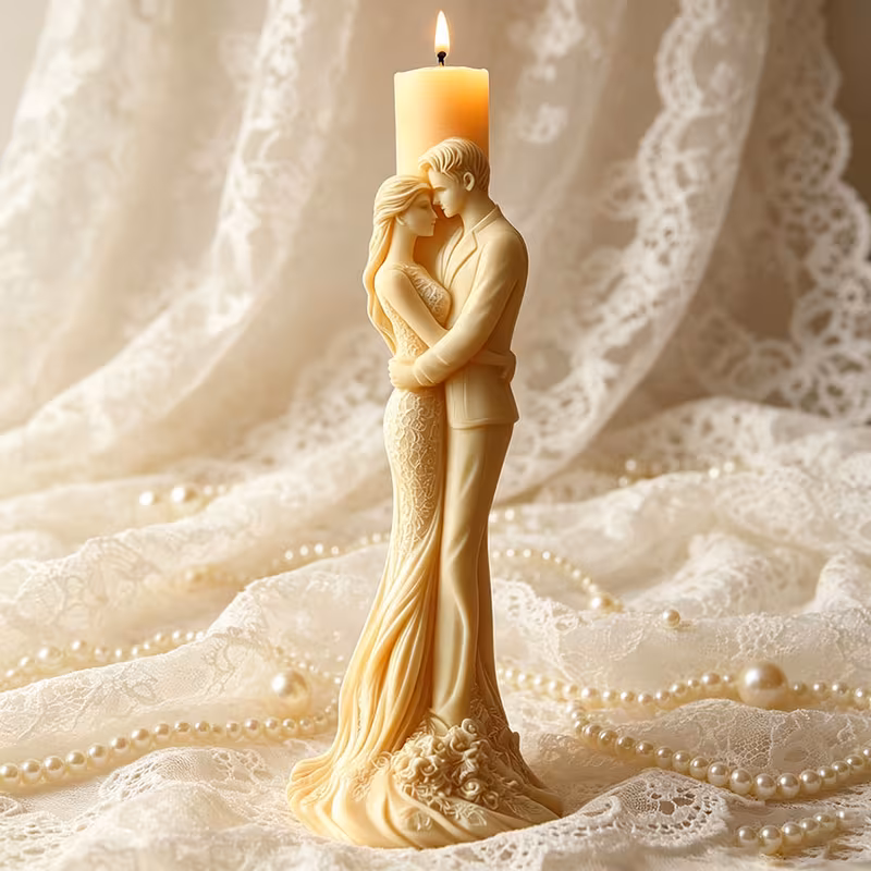 Covenant, a candle poured for weddings and ceremonial rooms.