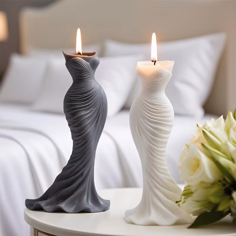 Vesper, a dark candle lit at the turn of evening.